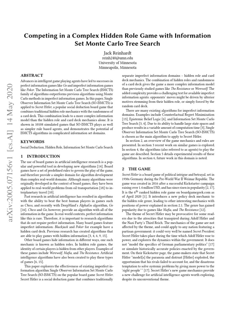Monte Carlo Tree Search In Airport