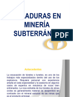 Curso Manejo de Explosivos Minería Subterránea Parte 4