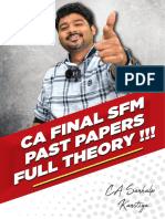 CA Final SFM Past Papers Theory !!!