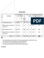 Price Schedule (R3)