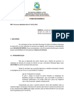 Parecer Jurídico - Processo 3619-22 (COMPLEMENTAÇÃO - Locação de Imóvel - Saúde)