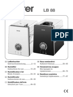 Nebuli̇zatör Beuber Marka LB88 Model Kullanim Kilavuzu