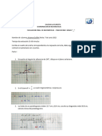 Evaluación Final de Matemáticas 10° Grado A, B.