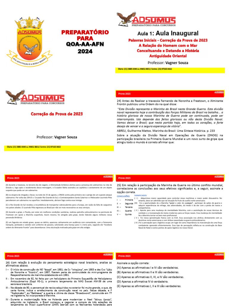 AULA 1 - Inaulgural | PDF