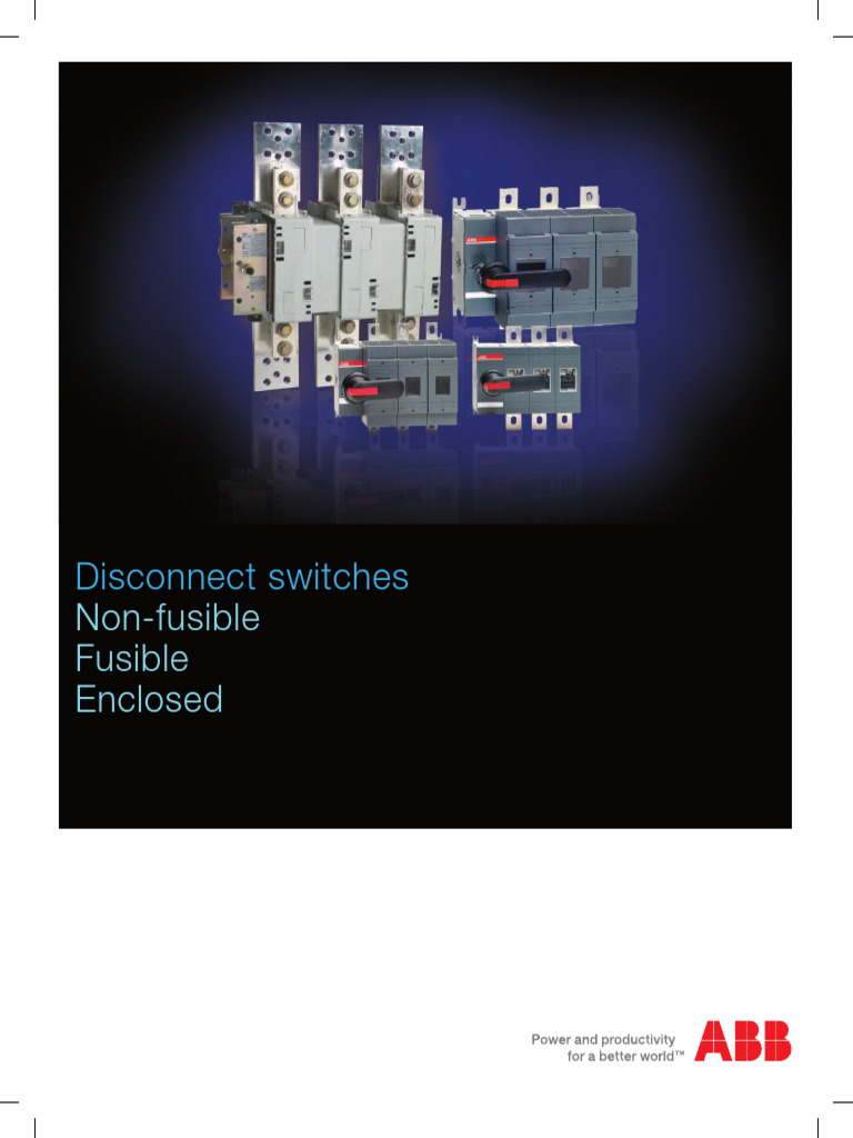 ABB 480V Fused-Non Fused Disconnect Switch | PDF