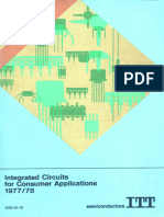 Itt Integrated Circuits for Consumer Applications 1977-1978