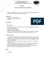 Guía de Práctica 1 Establecimiento y Emergencia de Semillas