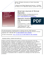 Lynne e Kirsch1997 Hypnotic Involuntariness and The Automaticity of Everyday Life