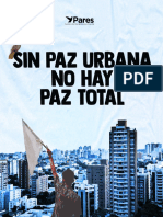 PARES 2023 Sin Paz Urbana No Hay Paz Total
