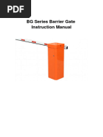 BG Barrier Gate User Instruction 20191104