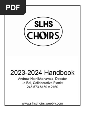 choir handbook 2023-24