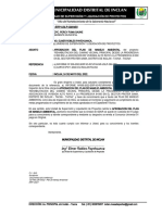 Informe Nº 284-2022-Erp-uslp-gm-mdi - Aprobacion Del Plan de Manejo Ambiental-Alto Rayo