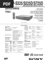 Service Manual: DVP-S325/S525D/S725D