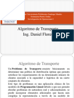 Algoritmo de Transporte - Investigacion de Operaciones I
