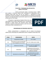 Cópia de Modelo Processo Seletivo - Incluir Mais POA