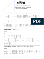 Ap1 Algebra Linear Ead01074 2023 2 Gabarito