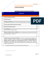 Checklist - Asociatii de Proprietari