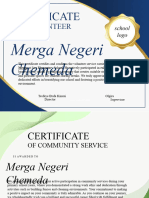 Merga Certificate