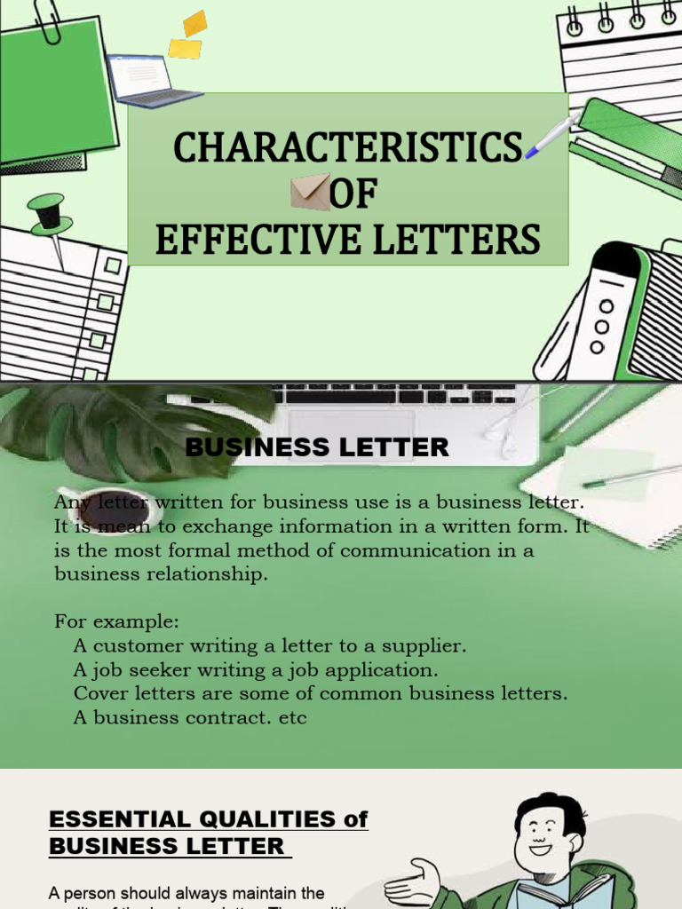 Qualities of Effective Business Letters | PDF | Word | Information