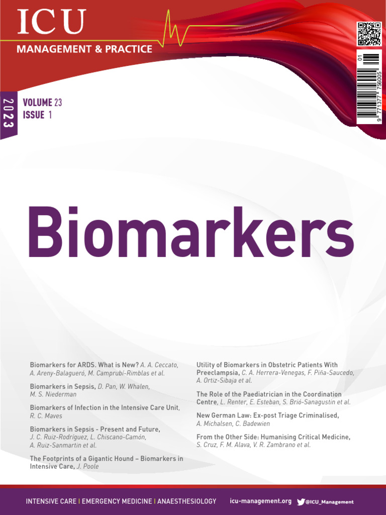 Iicu1 Vol23 Utility of Biomarkers in Obstetric Patients | PDF | Medical ...