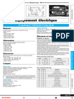 Équipement Électrique: Caractéristiques