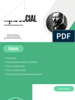 Teoria da Ação Social de Max Weber | PDF | Sociologia | Max Weber