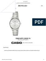 CASIO MTP-1303D-7A: Specifikacija