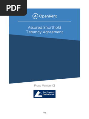 tenancy agreement