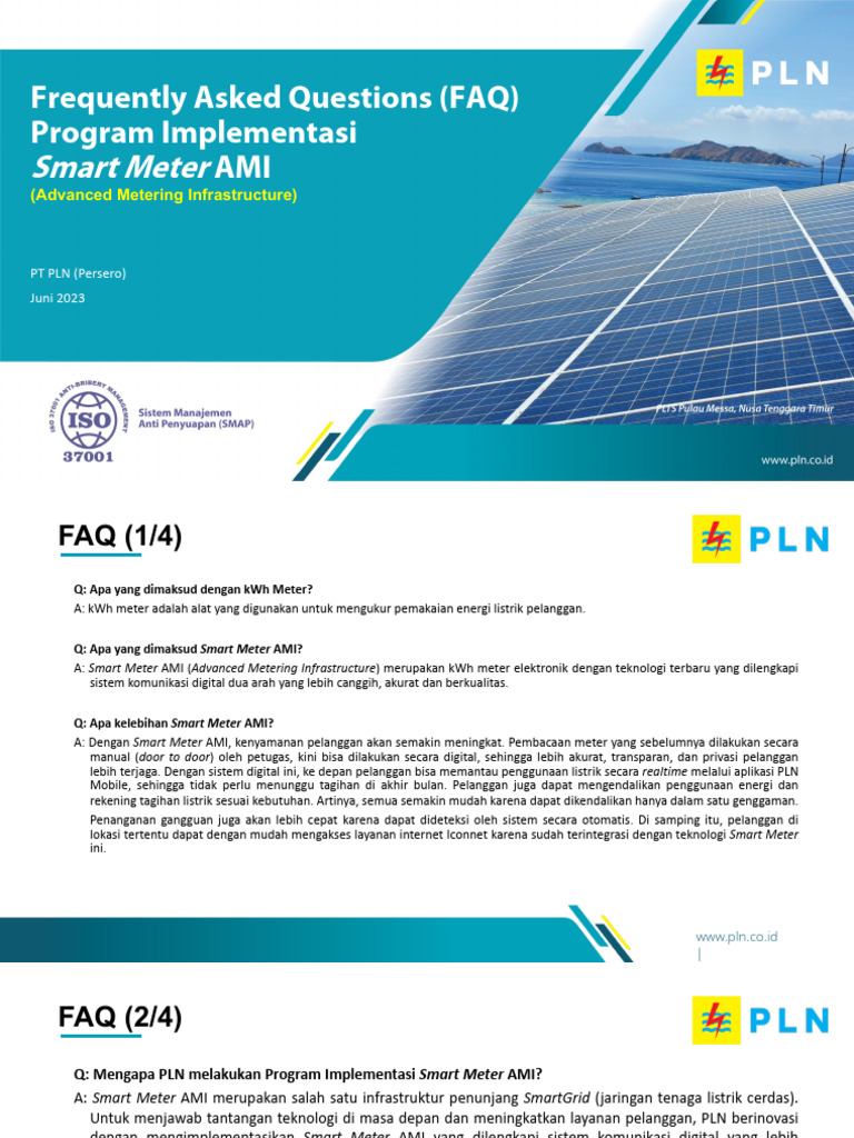 Implementasi Smart Meter AMI PLN | PDF
