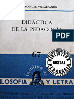 Didáctica de La Pedagogía