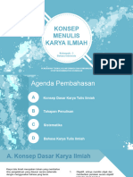 Konsep Menulis Karya Ilmiah