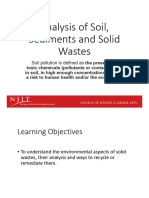 Analysis of Soil, Sediments and Solid Wastes