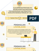 Presentasi Proposal Skripsi Pengaruh Likuiditas Dan Profitabilitas Terhadap Return Saham