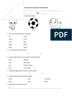 Evaluación de Lenguaje 3er Trimestre