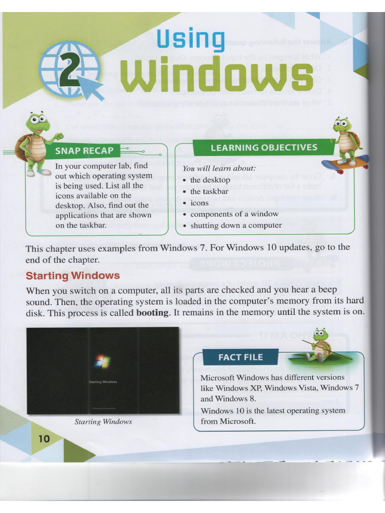 Computer Grade 3 Chapter 2 | PDF