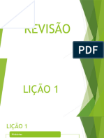 Lição 6 - REVISÃO