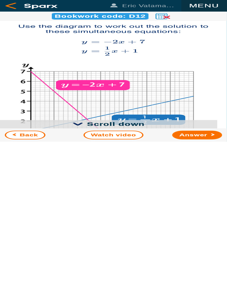 Sparx Maths Simultaneous Equations Guide | PDF