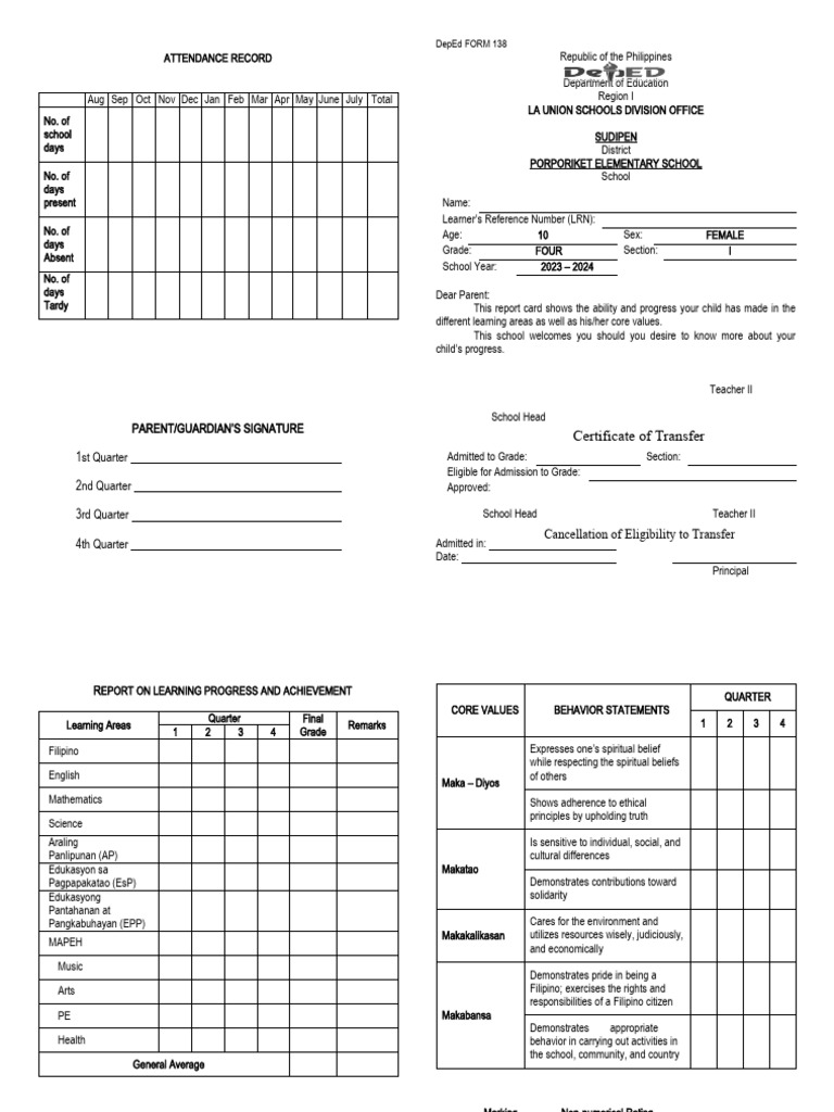 Card pdf