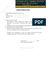 Surat Pernyataan PPDB