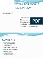 Global System For Mobile Communication (GSM)