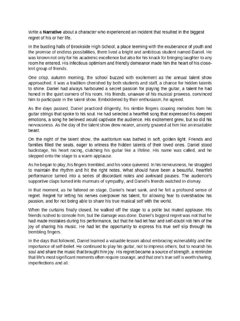 Narrative Recount Samples | PDF