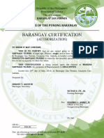 2018 Certification - Authorization (Marissa Santiago Tejero)