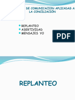 Replanteo, Asertividad y Mensajes Yo