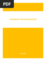 Gcse Englit 1 Macbeth