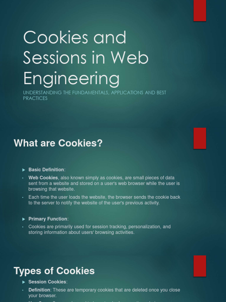 Cookies and sessions pdf http cookie world wide web