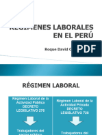 Regímenes Laborales en El Perú