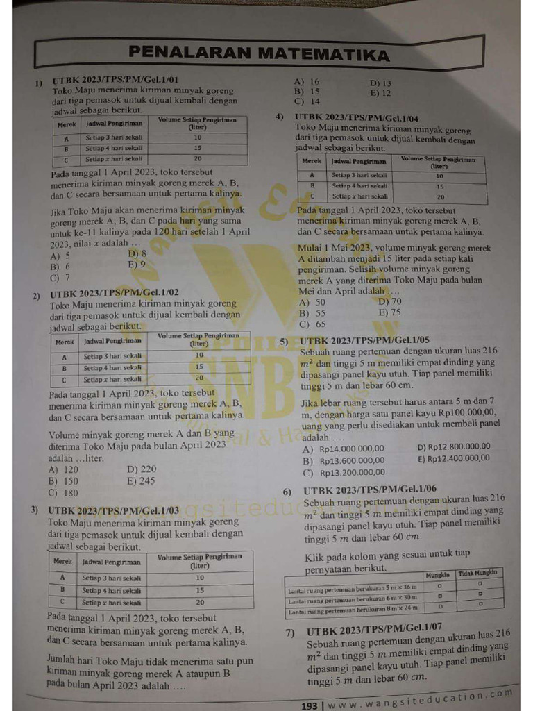 Web Latihan Utbk