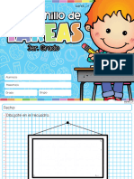 Cuadernillo de Tareas Tercer Grado