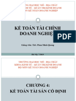 Chương 4 - Kế Toán Tài Sản Cố Định