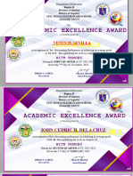 CERTIFICATES With Honors 5